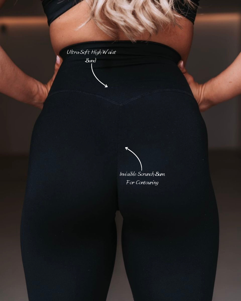 Not Your Basic Leggings - Onyx (Invisible Scrunch)