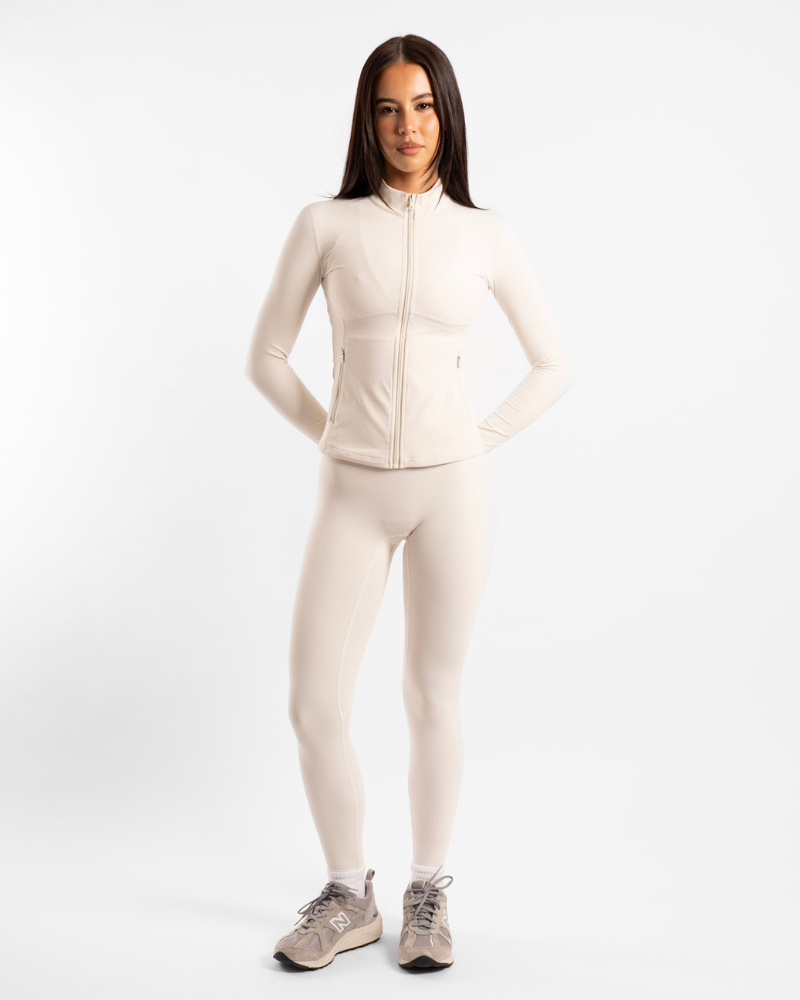 Not Your Basic Leggings - Off-White (Invisible Scrunch)